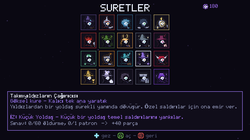 Suretler Galerisi; yirmi Suretin portreleri ve Takımyıldızların Çağırıcısı'nın açıklaması