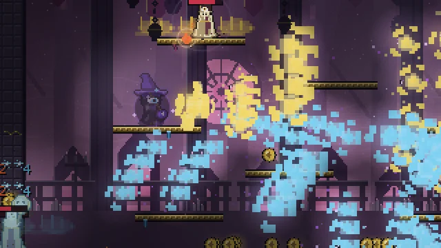 Mastery: the Void Mage flies through the Cathedral of a Thousand Faces